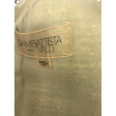 Pre-owned Giambattista Valli Silk Mid-length Dress In Grey