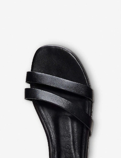 Shop Claudie Pierlot Chain And Shell-embellished Leather Sandals