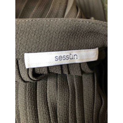 Pre-owned Sessun Khaki Skirt
