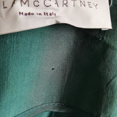 Pre-owned Stella Mccartney Silk Shorts In Green