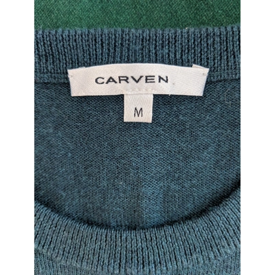 Pre-owned Carven Wool Jumper In Green