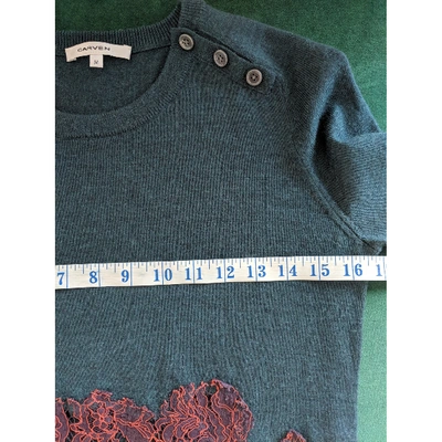 Pre-owned Carven Wool Jumper In Green