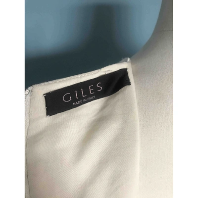 Pre-owned Giles Mid-length Dress In Silver