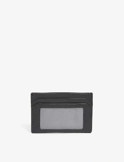 Shop Tumi Black Smooth Nassau Leather Card Holder