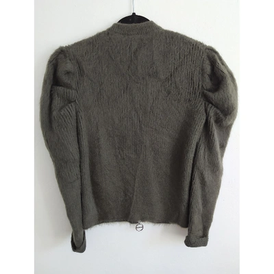 Pre-owned Nina Ricci Wool Cardigan In Green