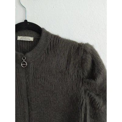 Pre-owned Nina Ricci Wool Cardigan In Green