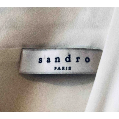 Pre-owned Sandro White Dress