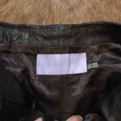 Pre-owned Vera Wang Leather Short Pants In Other
