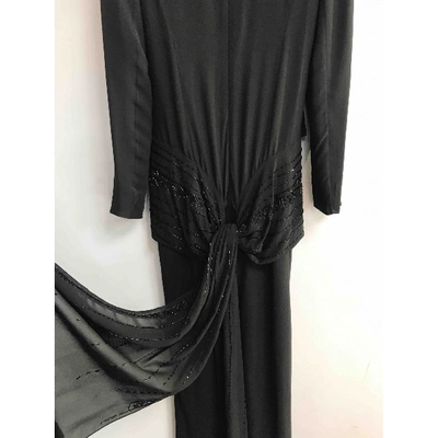 Pre-owned Dior Black Silk Dress