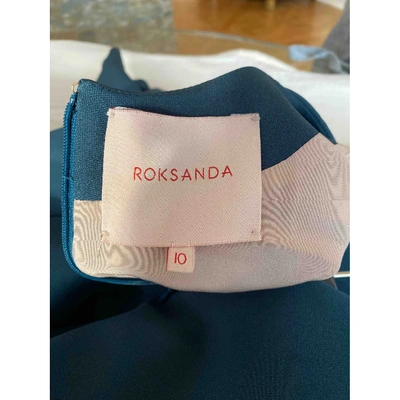 Pre-owned Roksanda Blue Silk Dress