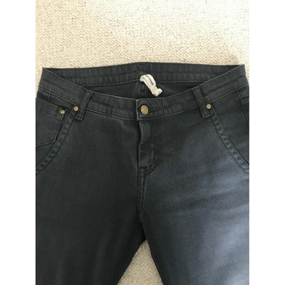 Pre-owned Acquaverde Slim Pants In Grey