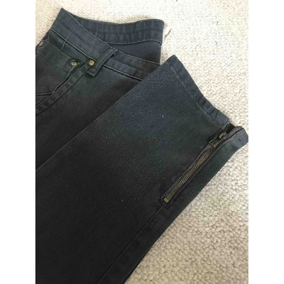 Pre-owned Acquaverde Slim Pants In Grey