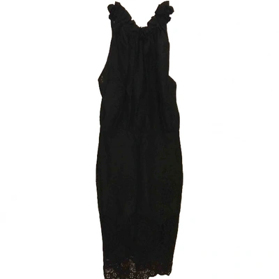 Pre-owned Lover Black Lace Dress