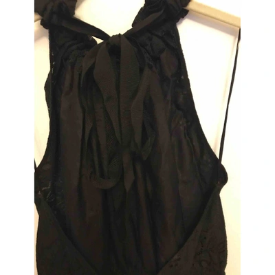 Pre-owned Lover Black Lace Dress