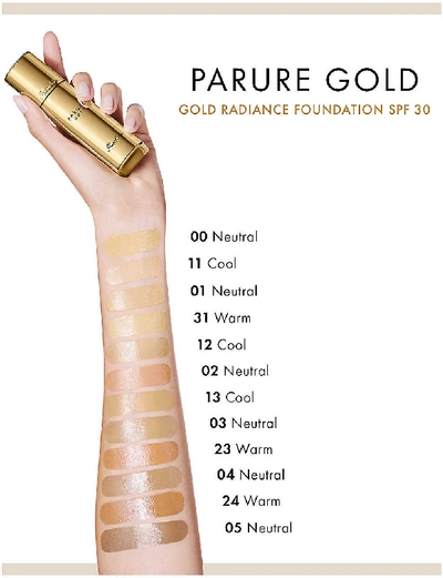 Shop Guerlain Parure Gold Radiance Foundation 30ml In 00