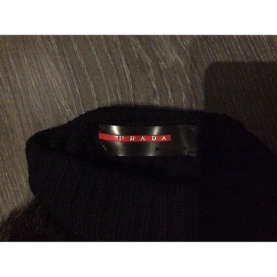 Pre-owned Prada Wool Knitwear In Black