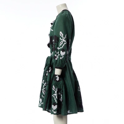 Pre-owned Vita Kin Green Linen Dress