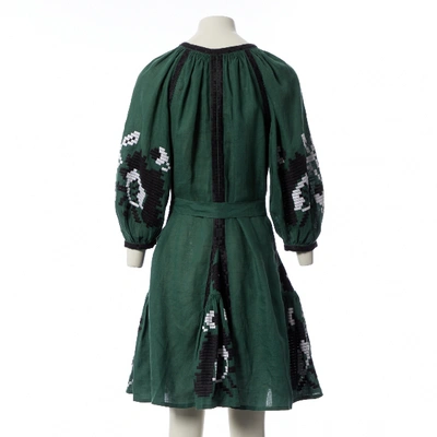 Pre-owned Vita Kin Green Linen Dress