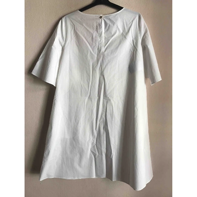 Pre-owned Moschino Mid-length Dress In White