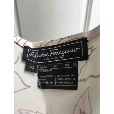 Pre-owned Ferragamo Silk Camisole In Other