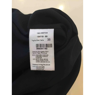 Pre-owned Msgm Velvet Camisole In Blue