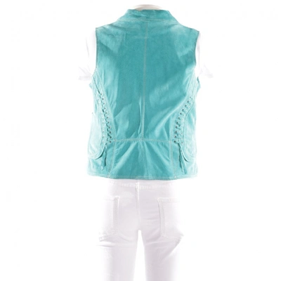 Pre-owned Sylvie Schimmel Green Leather  Top