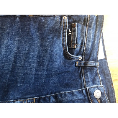 Pre-owned J. Lindeberg Slim Jeans In Blue