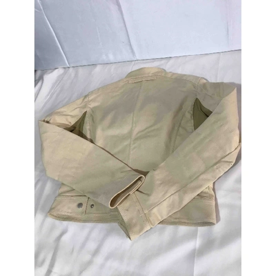 Pre-owned Prada Jacket In Beige