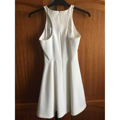 Pre-owned Elizabeth And James Mini Dress In White