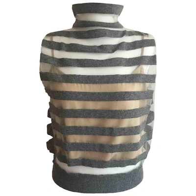 Pre-owned Marc Jacobs Wool Top In Grey