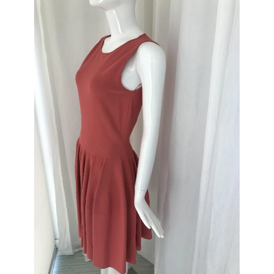 Pre-owned Alexander Mcqueen Wool Mid-length Dress In Other