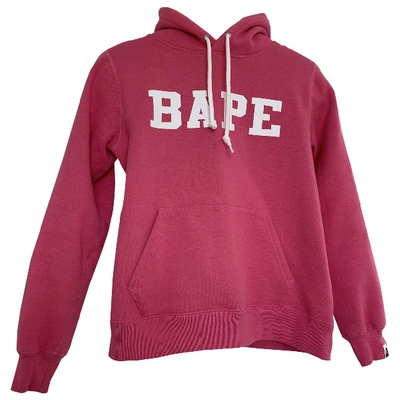 Pre-owned A Bathing Ape Pink Cotton Knitwear