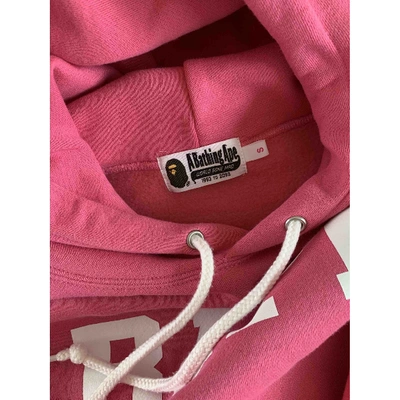 Pre-owned A Bathing Ape Pink Cotton Knitwear