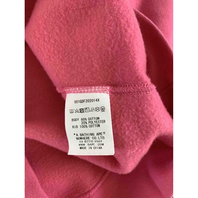 Pre-owned A Bathing Ape Pink Cotton Knitwear