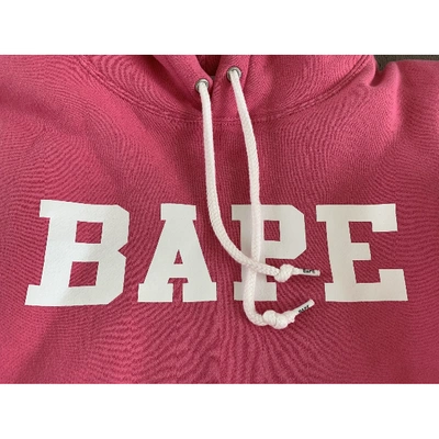 Pre-owned A Bathing Ape Pink Cotton Knitwear
