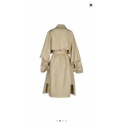 Pre-owned Chloé Beige Cotton Trench Coat