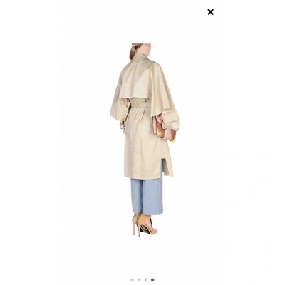 Pre-owned Chloé Beige Cotton Trench Coat