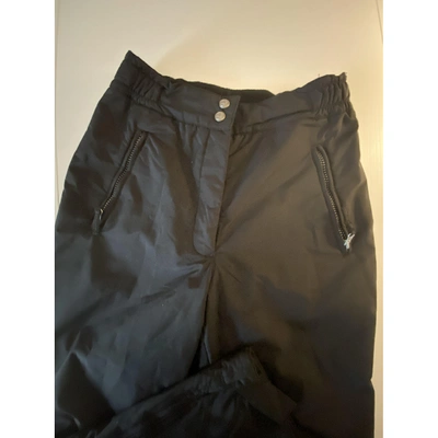 Pre-owned Colmar Trousers In Black