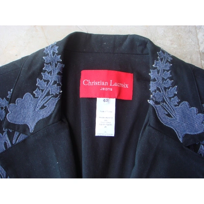 Pre-owned Christian Lacroix Suit Jacket In Black