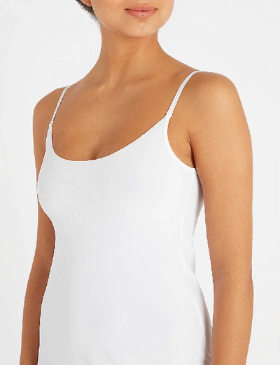 Shop Commando Microfibre Mini Slip Dress In White