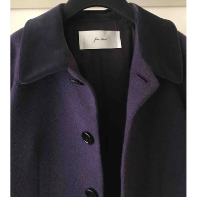 Pre-owned Julien David Wool Jacket In Purple
