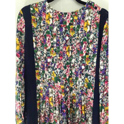 Pre-owned Band Of Outsiders Silk Mini Dress In Multicolour
