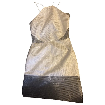 Pre-owned Richard Nicoll Mini Dress In Metallic