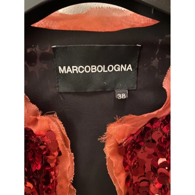 Pre-owned Marco Bologna Short Vest In Red