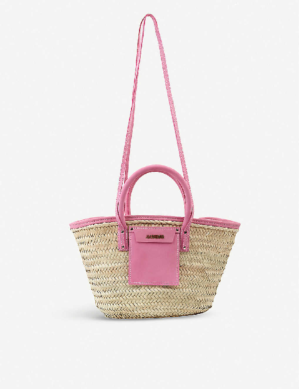 jacquemus le panier soleil straw bag