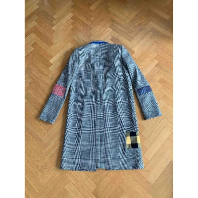 Pre-owned Alice And Olivia Coat In Grey