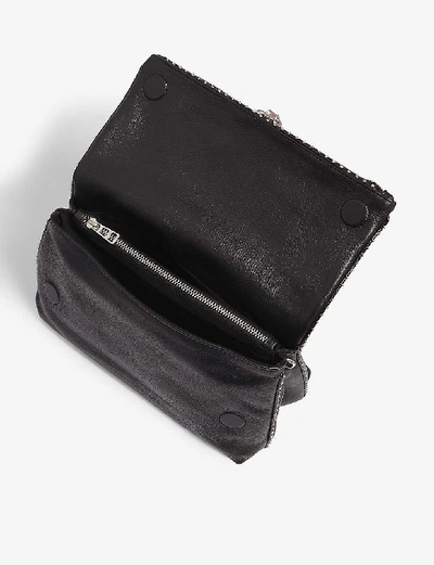 Shop Zadig & Voltaire Zadig&voltaire Womens Noir (black) Rocky Leather Shoulder Bag
