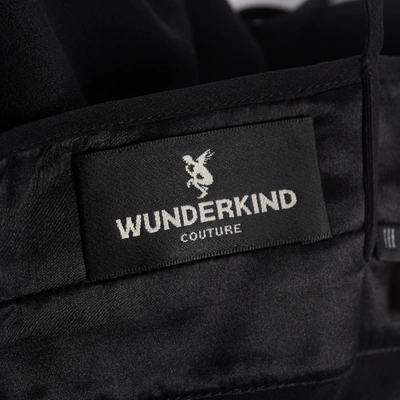Pre-owned Wunderkind Silk Mid-length Dress In Black