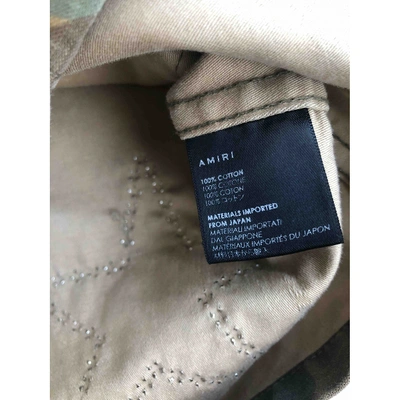 Pre-owned Amiri Jacket In Khaki
