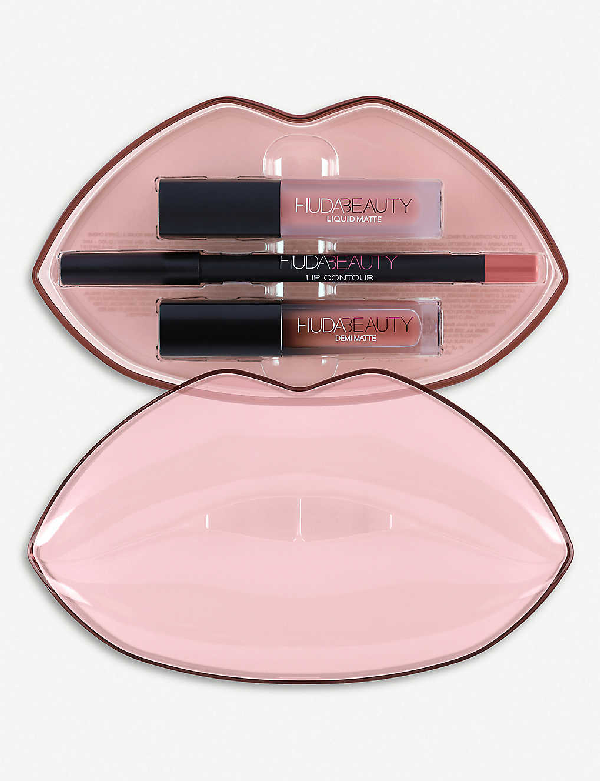 Huda Beauty Matte & Cream Lip Set Kit ModeSens